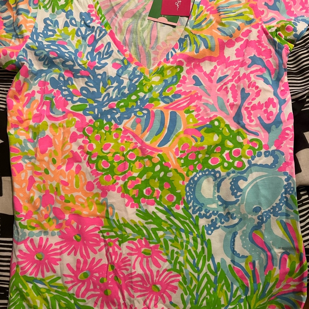 NWT Lilly Pullitzer Stretch Shirt